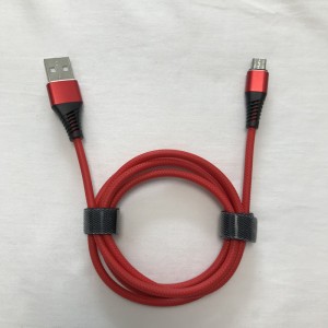 TPE Hurtigopladning Rundt aluminiumshus Flexbøjning USB-datakabel til mikro USB, Type C, iPhone lynafladning og synk